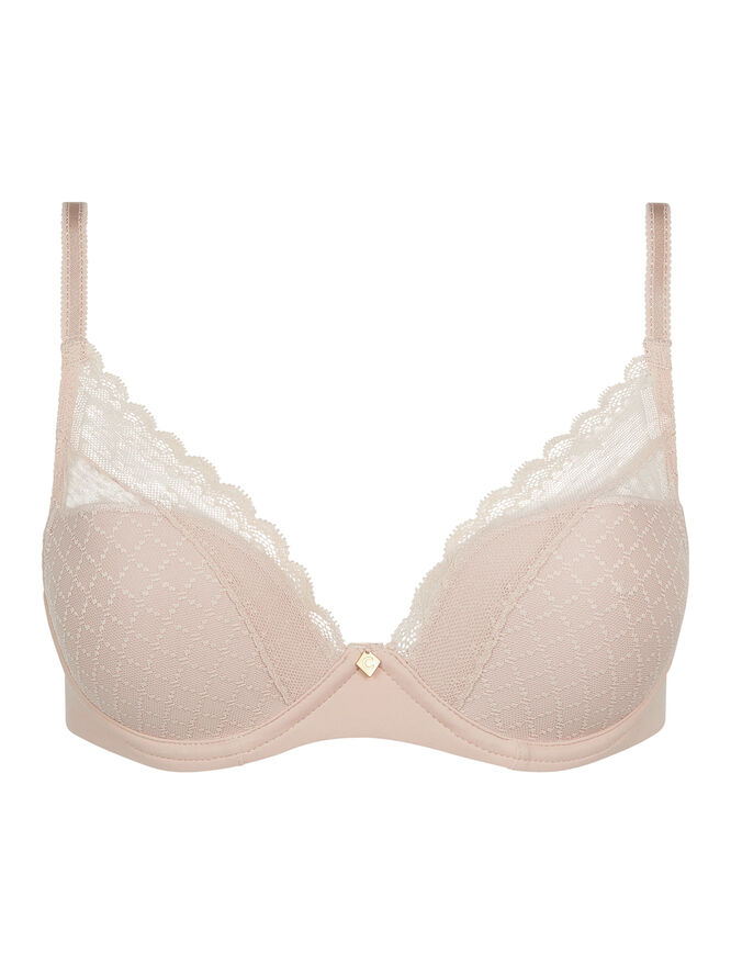 Chantelle Norah Chic Plunge T-Shirt Bra Lyserød