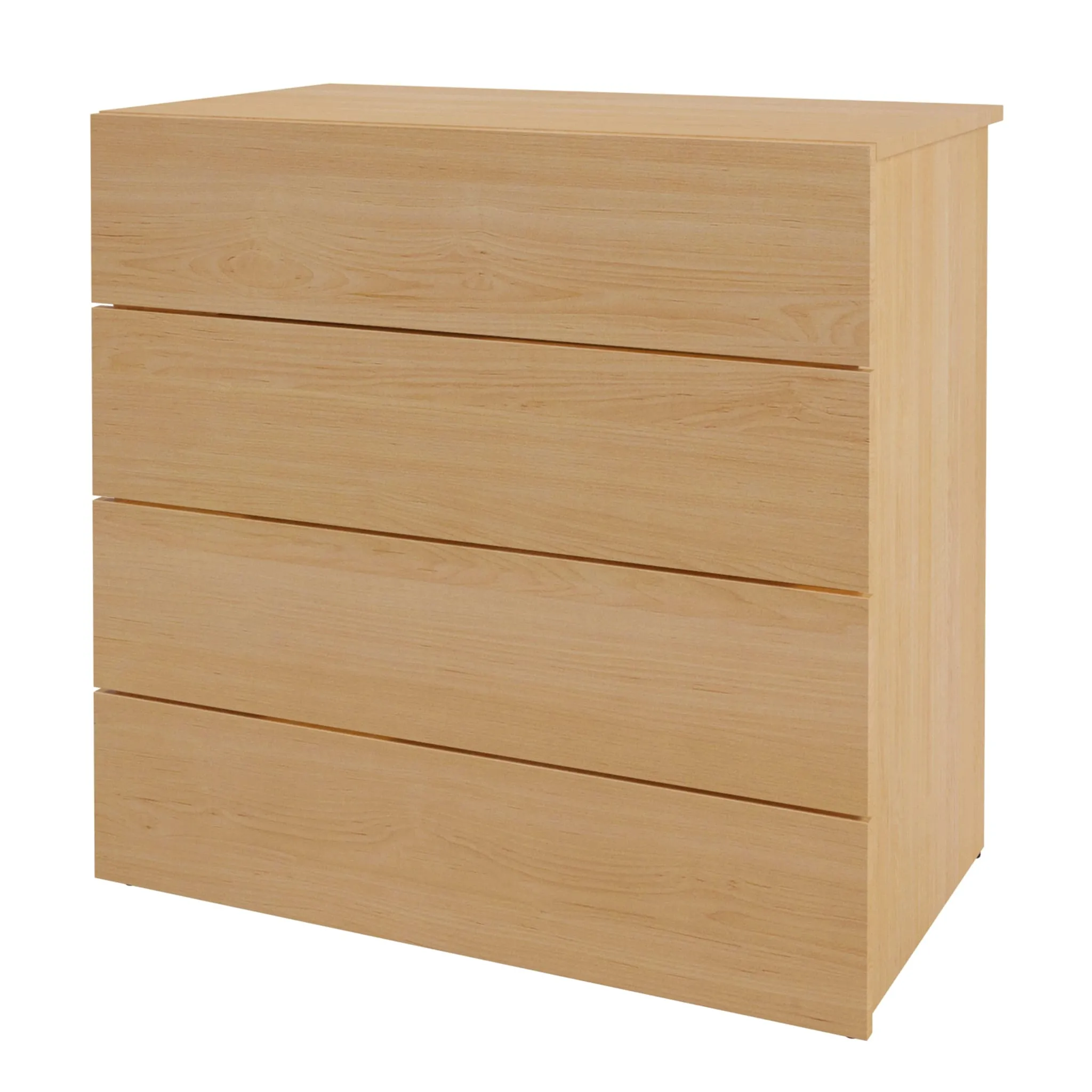 Nexera Bureau 4 Tiroirs Aruba - Érable Naturel
