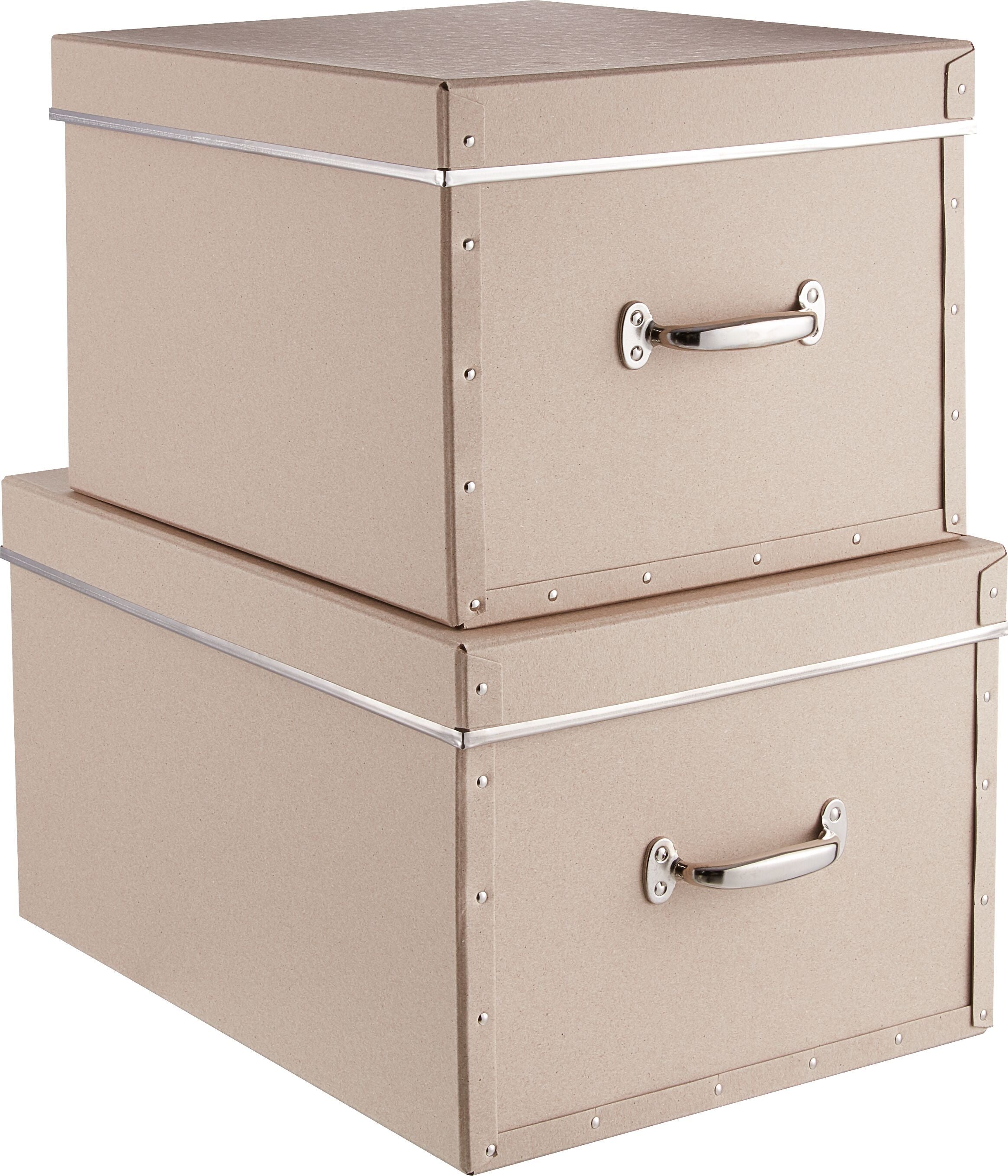 BIGSO Aufbewahrungsbox - Natur / B: 38.0 cm x T: 51.0 cm x H: 28.5 cm