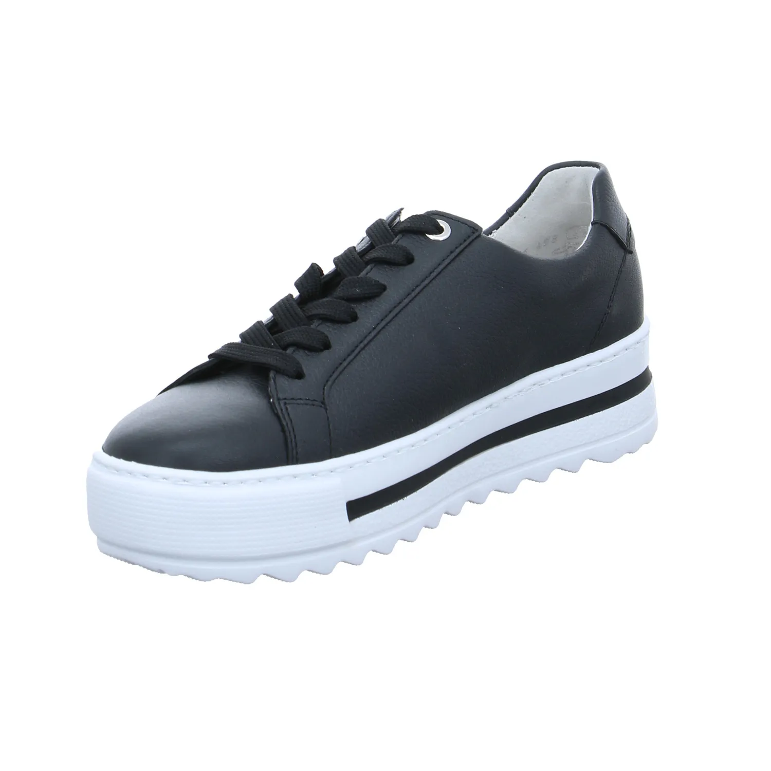GABOR Sneaker Schwarz Leder  