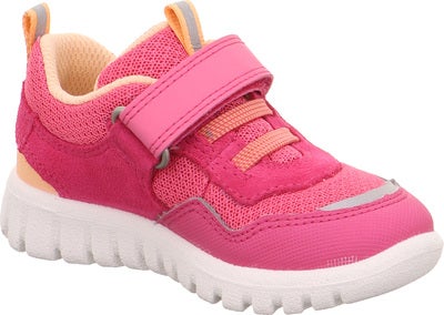 Superfit Sport7 Mini Sneakers, Rosa/Oransje