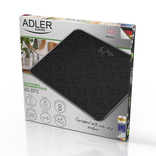 Adler Bathroom scale, 180 kg