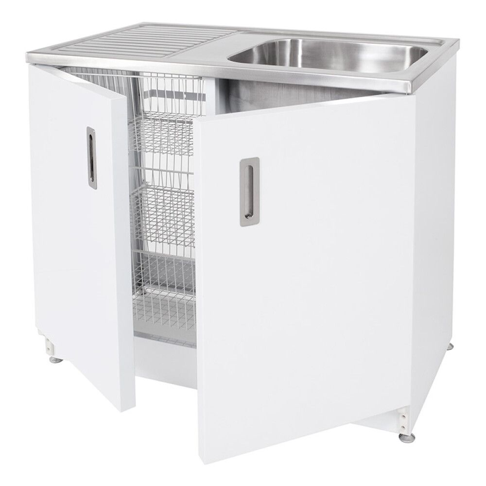 VASKEBENK VILAN STAINLESS VTB10 100X60X90CM HVIT