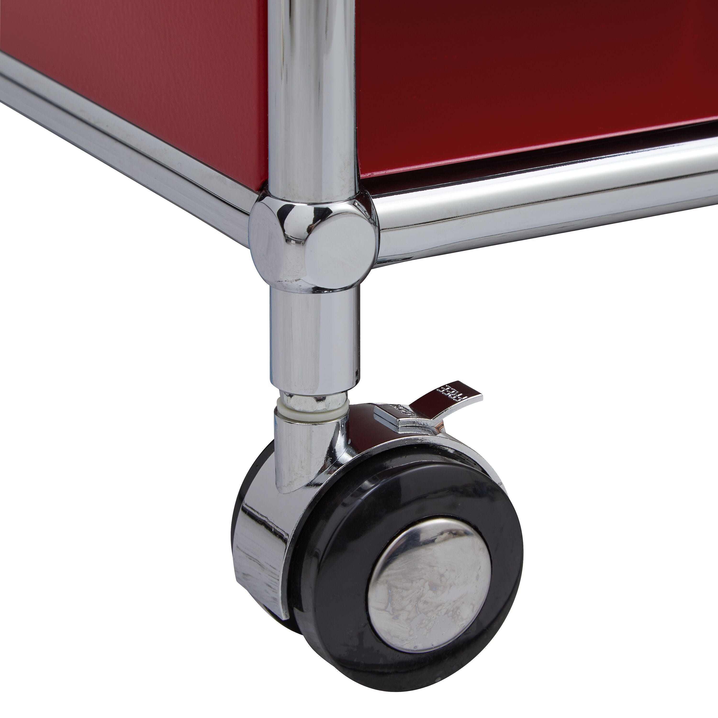 FLEXCUBE Rollcontainer - Rot / B: 40.0 cm x T: 40.0 cm x H: 68.0 cm