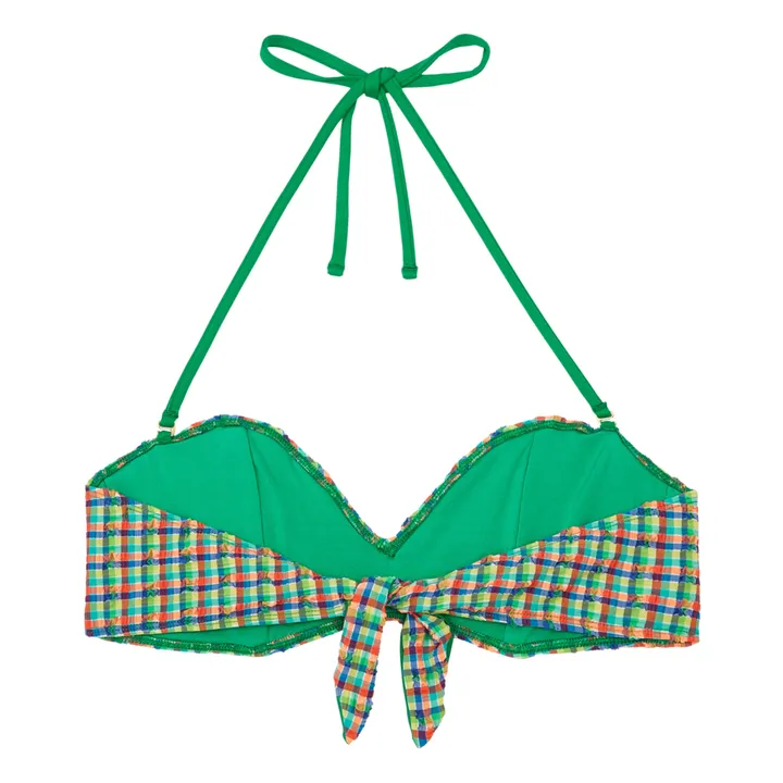 Albertine Haut de Maillot Brigitte Madras | Vert
