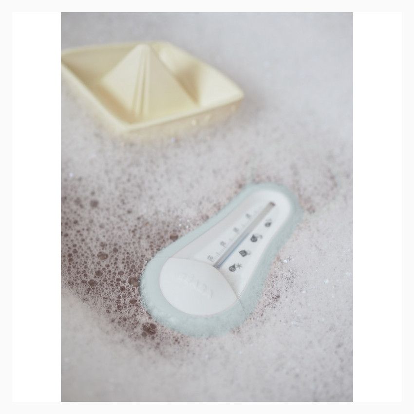 Thermomètre de bain - Bleu - Ecru