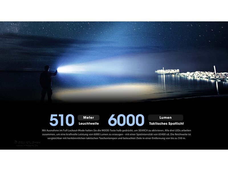 Nitecore Taschenlampe TM9K Pro 9900 lm Taschenlampe