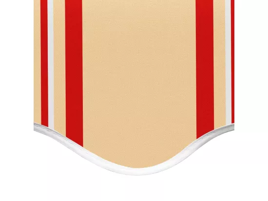 Tissu de remplacement pour auvent Jaune et orange 4,5x3,5 m