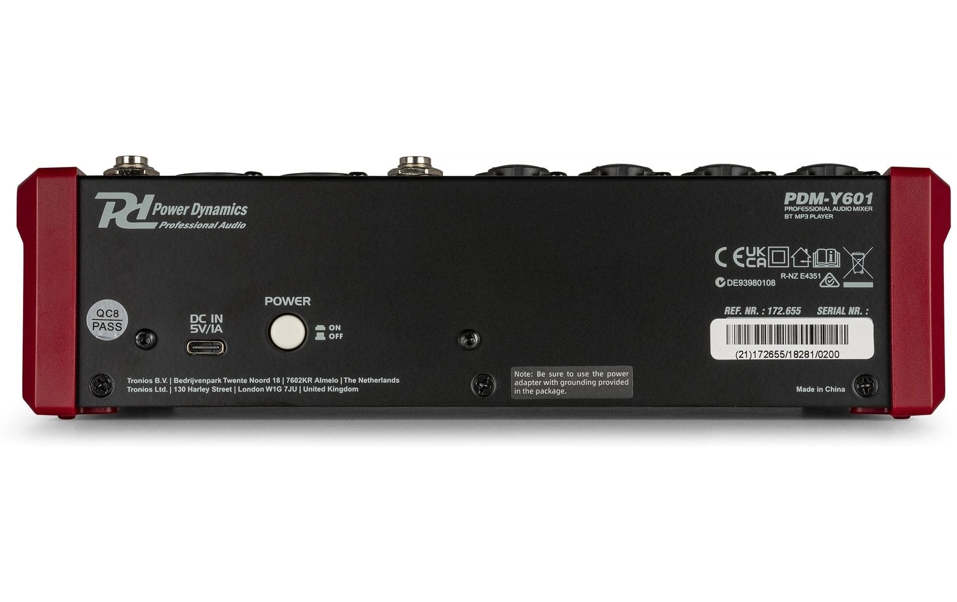 Mischpult PDM-Y601Kompaktes 6-Kanal-Mischpult mit 24-Bit DSP