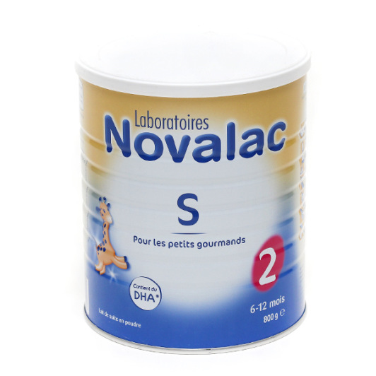 Novalac S Lait 2eme âge : pour les petits gourmands - 6 à 12 mois