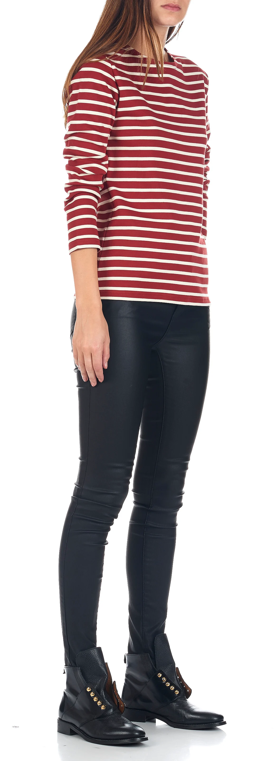 Jean skinny enduit | Noir