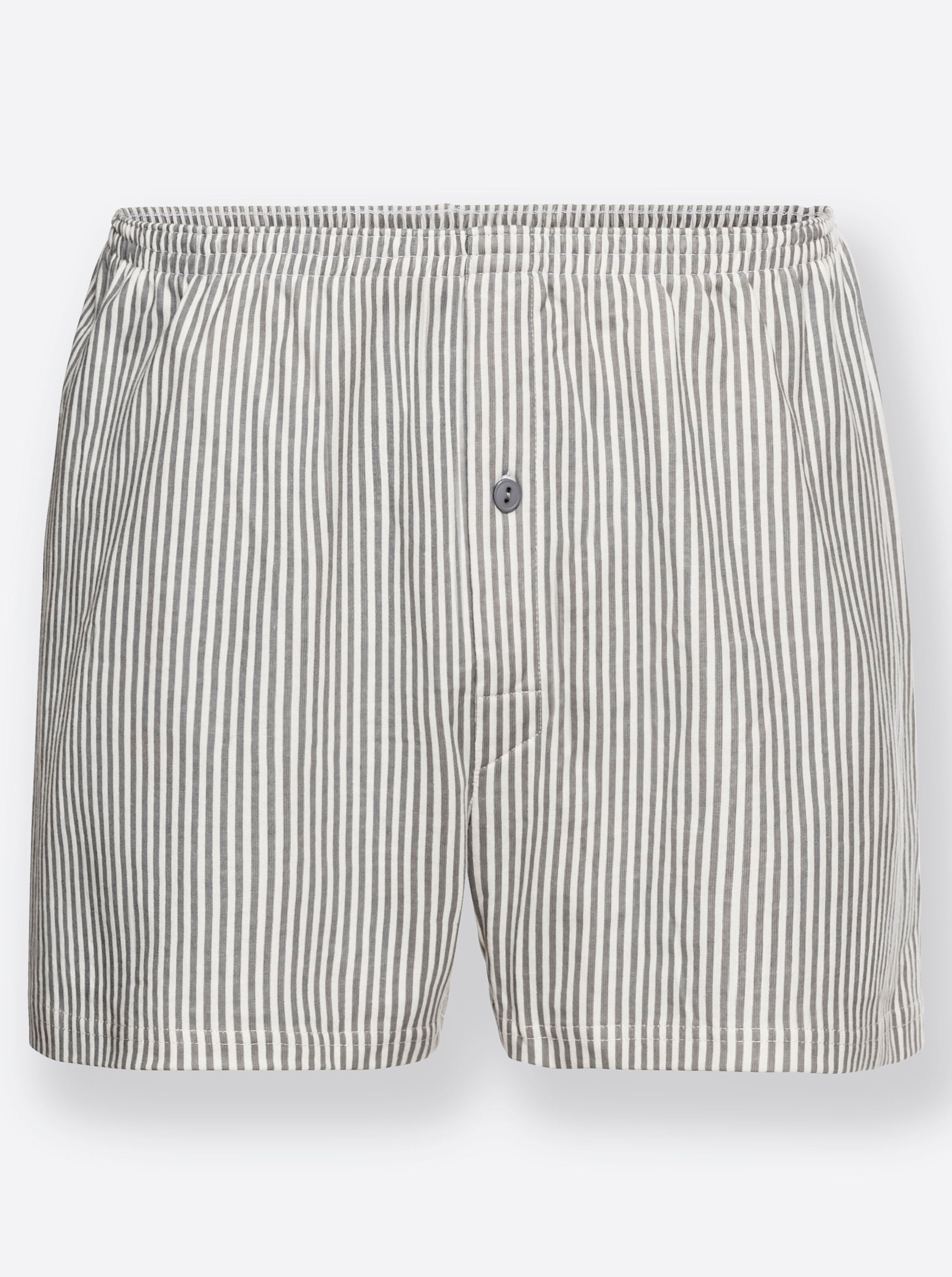 KINGsCLUB Boxershorts in grau-sortiert