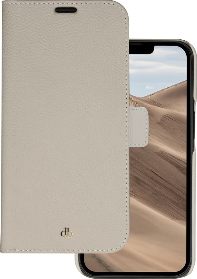 dbramante1928 New York iPhone 14 Pro pungetui (beige)