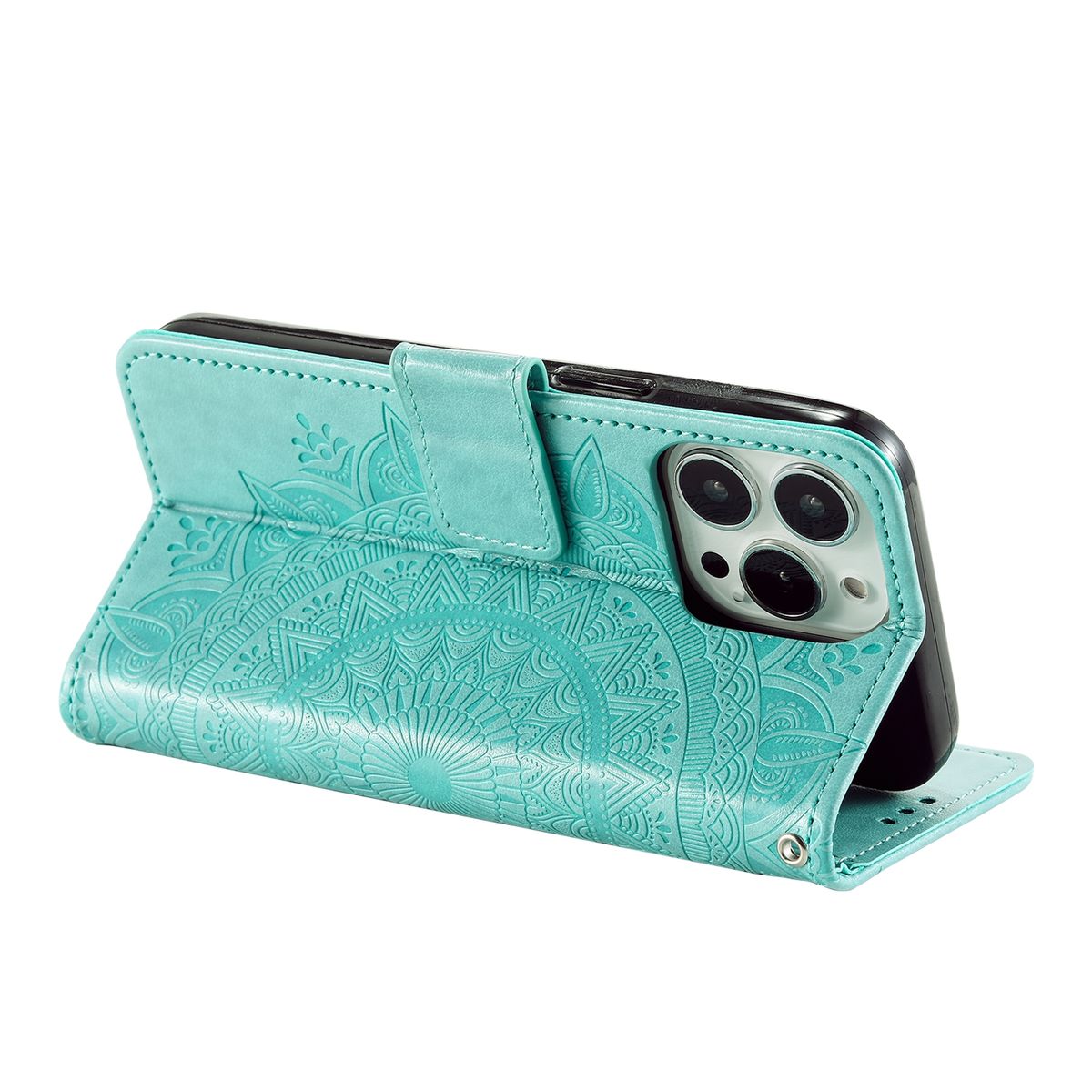 Schutz Handy Hülle für Apple iPhone 15 Pro Case Cover Klapp Tasche Wallet Bumper