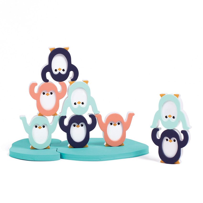 Pingouins acrobates - Ecru