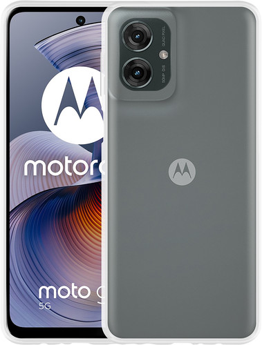 Just in Case Soft Design Motorola Moto G55 Back Cover Transparant