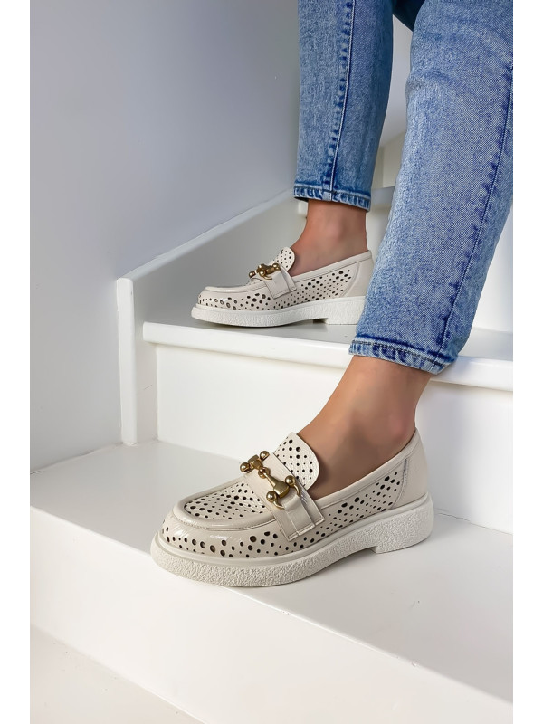 Mocassins E303E10 Naplak Ghiaccio - Semerdjian