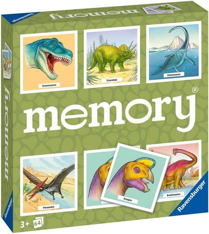 Ravensburger - Educatief Spel - Groot Memory® - Dinosaurussen - Made in Europe