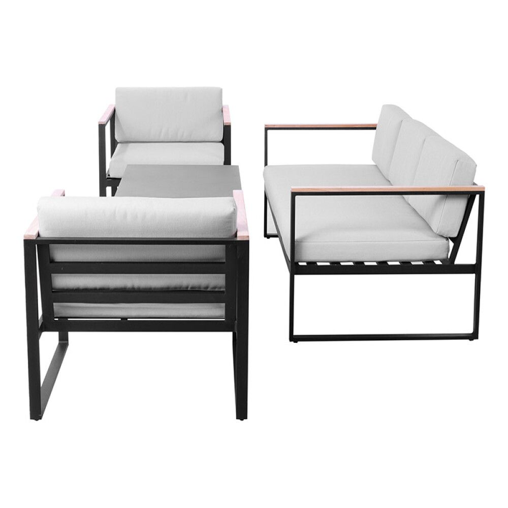 SOFAGRUPPE SENSUM HASSELUDDEN TEAK SVART