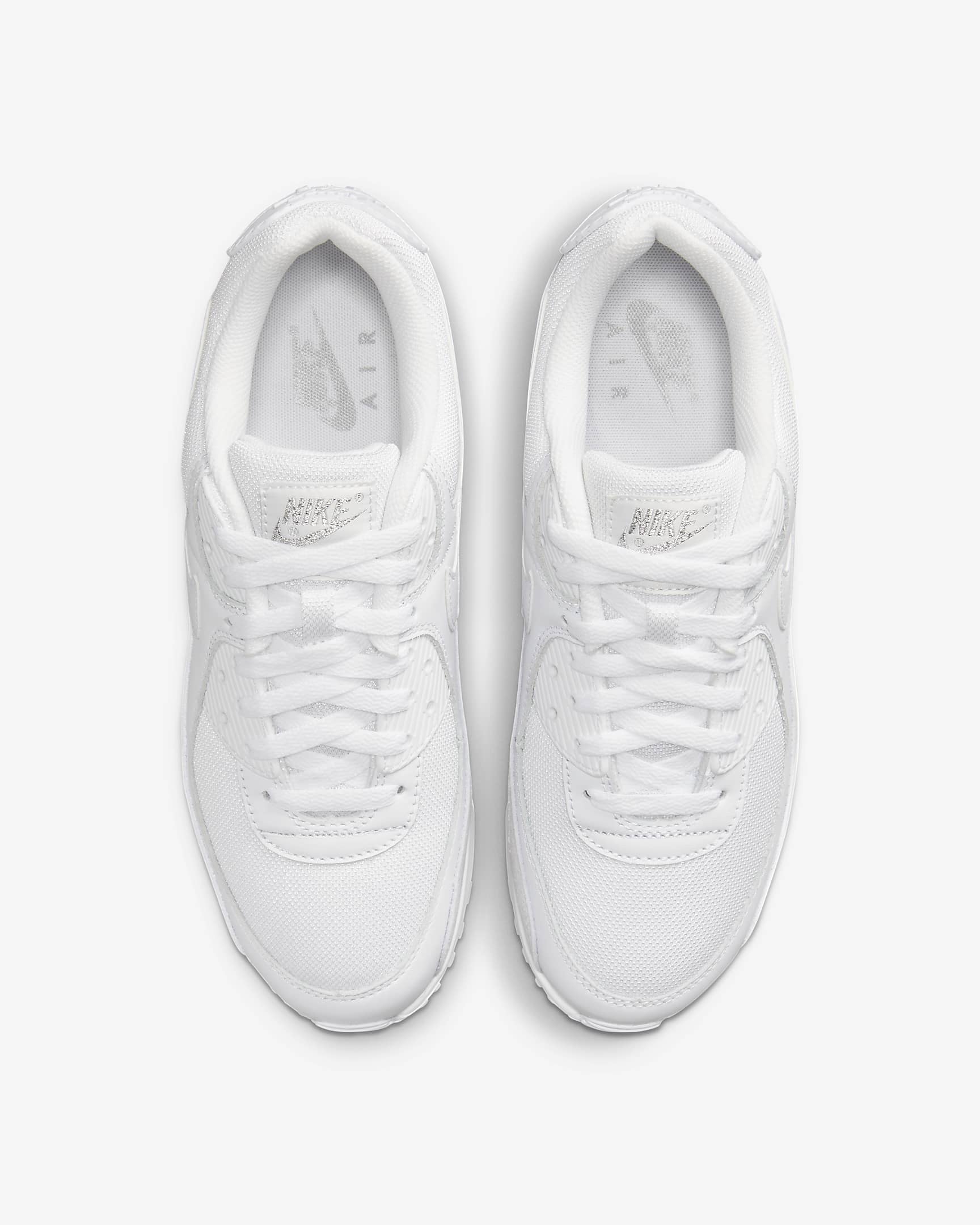 Nike Air Max 90 Premium White Metallic Silver