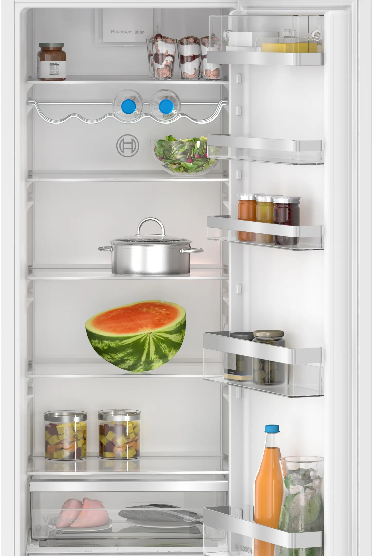 Serie 6 Inbouw koelkast 177.2 x 55.8 cm Vlakscharnier met SoftClose