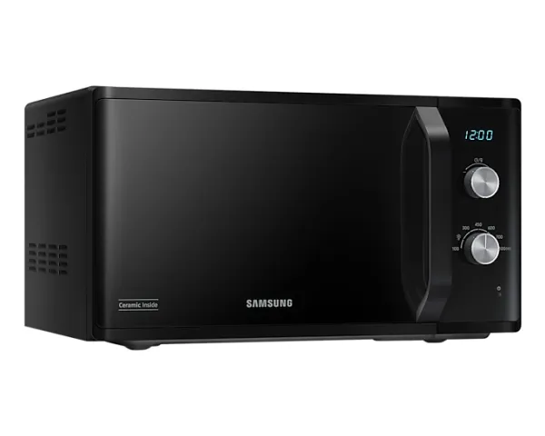 Samsung MW3500K, Bordplade, Solo mikroovn, 23 L, 800 W, Knapper, Dreje, Sort