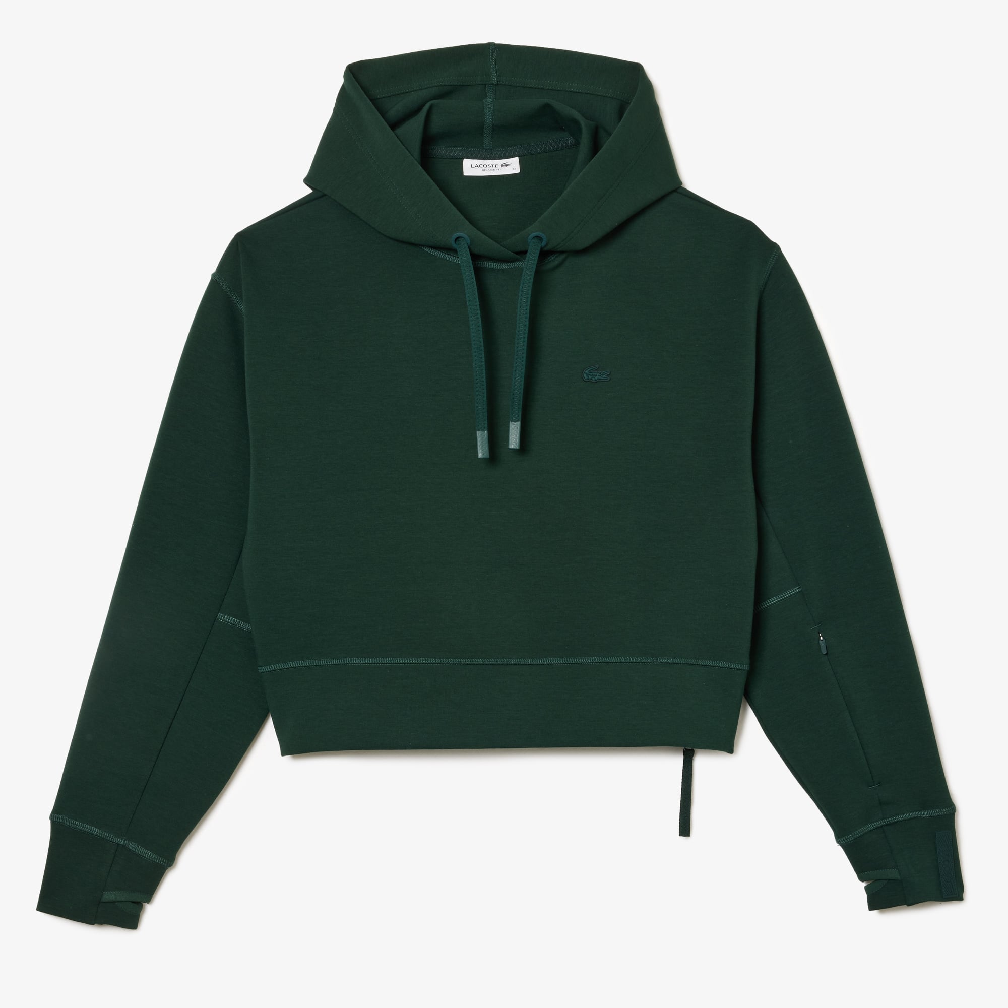 Sweatshirt à capuche Jogger femme Lacoste avec passe-pouce Sweatshirts - Vert - Lacoste - Femme