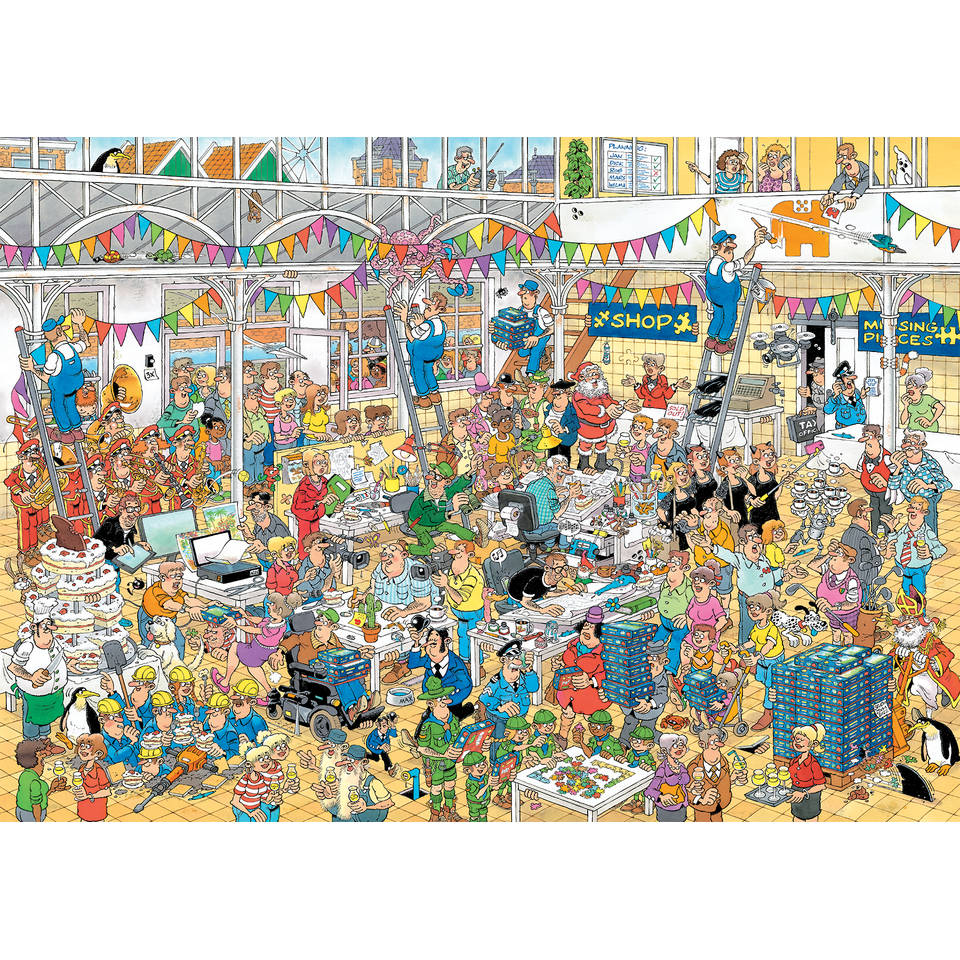 Jumbo Jan van Haasteren puzzel Studio 10 jaar - 1000 stukjes