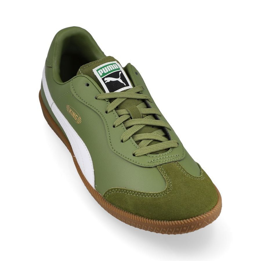 PUMA King 21 IT - Vert/Blanc