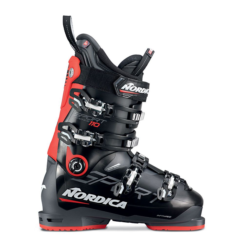 Nordica SPORTMACHINE 110 - Chaussures ski Homme noir/rouge/anthracite