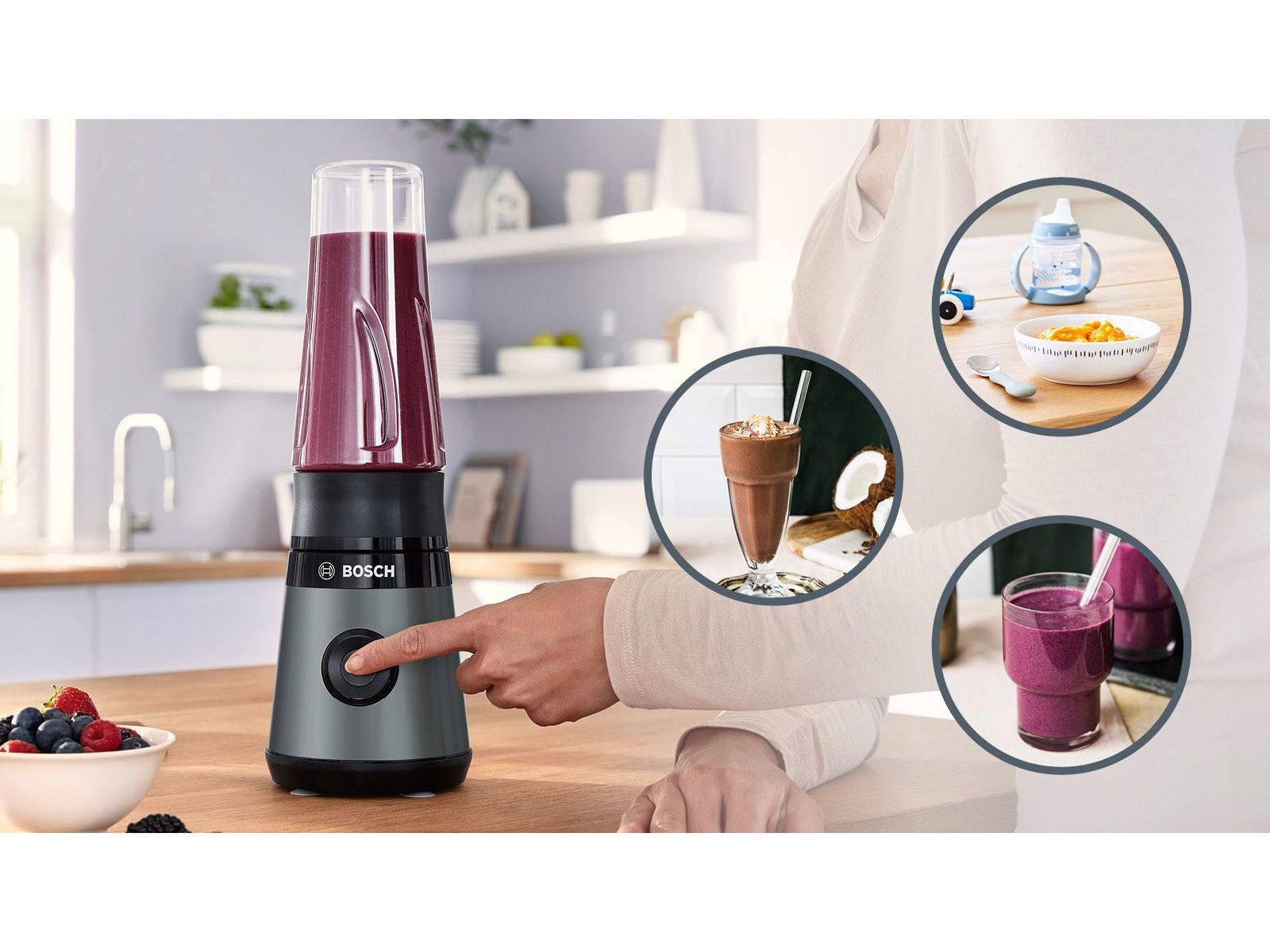 LIQUIDIFICADOR BOSCH MMB2111S VITAPOWER 450W