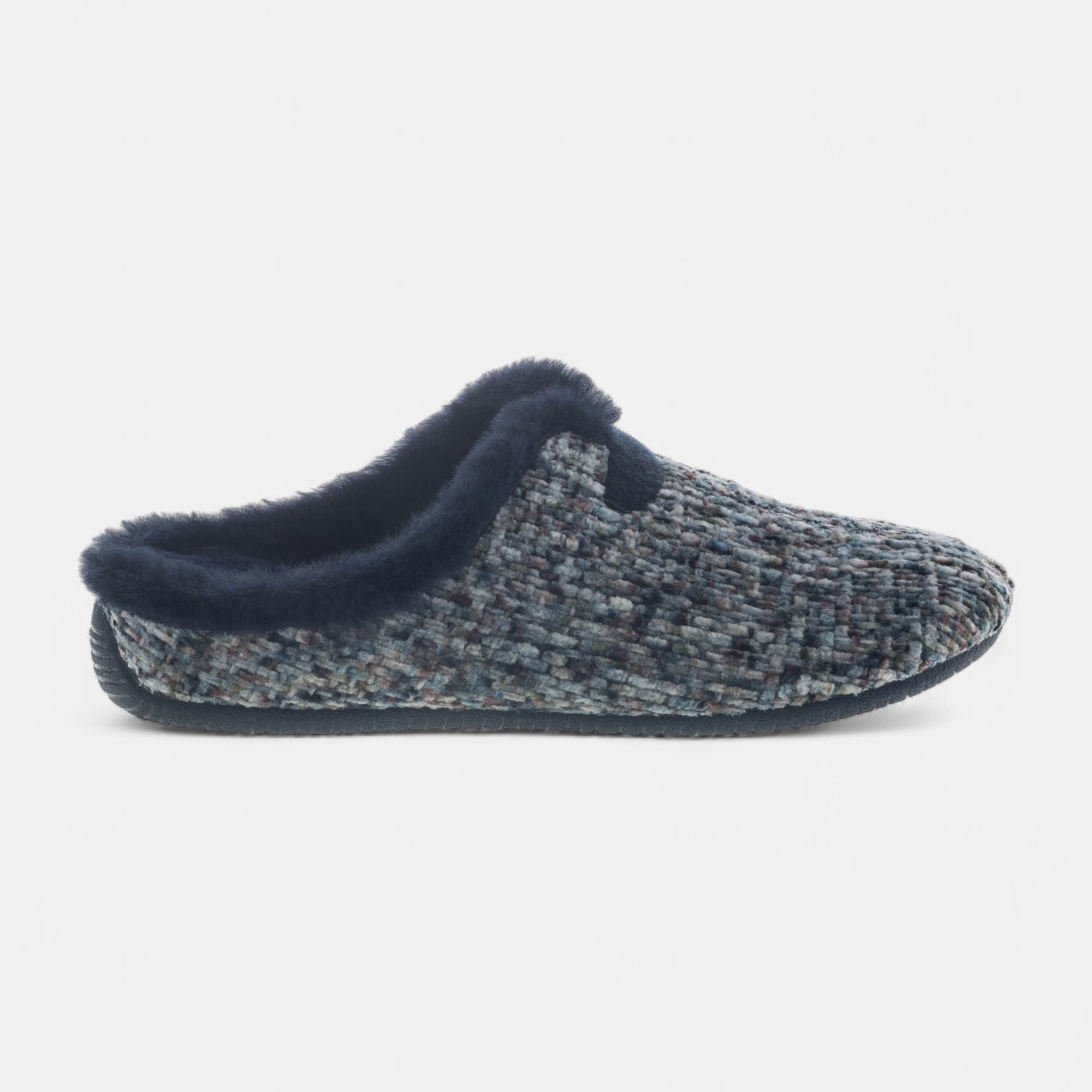 Pantoufles mules Femme bleu marine