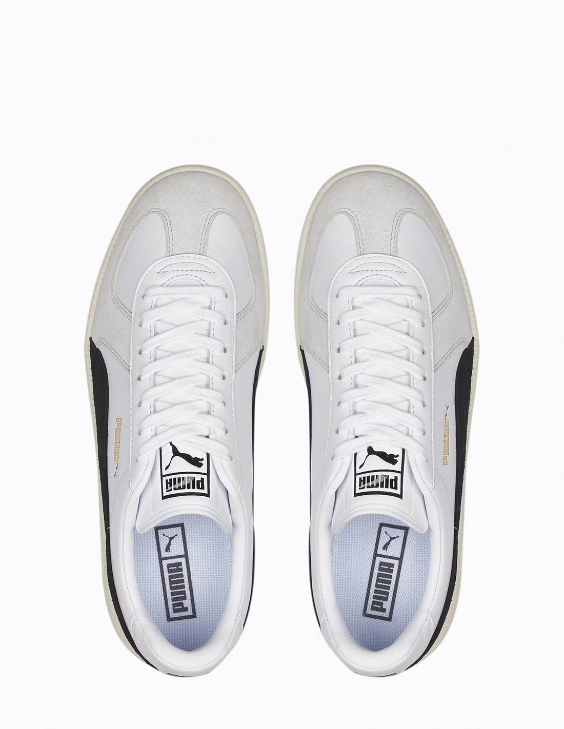 puma Baskets Mixte Army Trainer Blanc/Gris/Noir Cuir