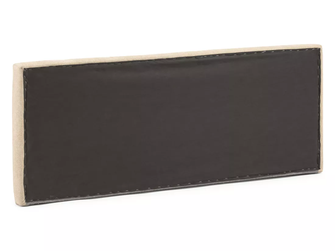 Tête de lit tapissée Creta 160x60 cm Couleur Beige, 8 cm d'épaisseur