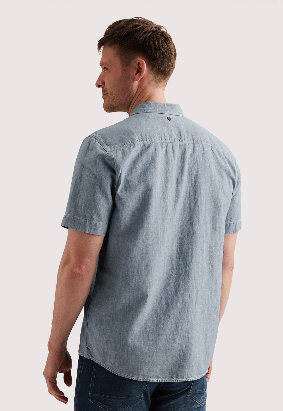 PME Legend PSIS2603271 Short Sleeve Shirt Ctn/Linen