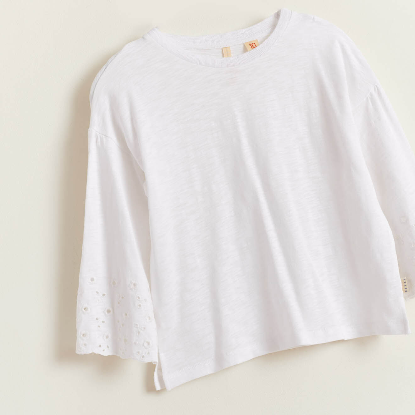 Bellerose T-Shirt en Coton Mini ample blanc