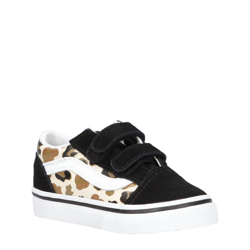 VANS Old Skool sneakers zwart/bruin/wit