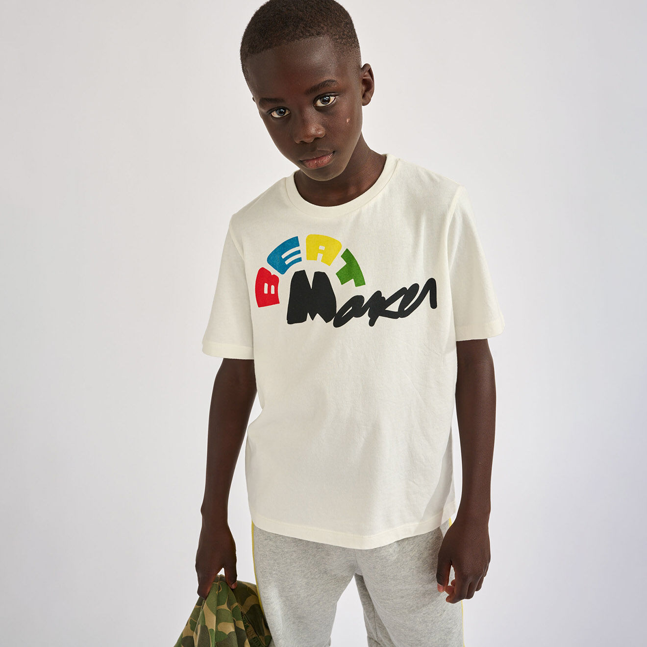 Bellerose T-Shirt Kenny imprimé blanc