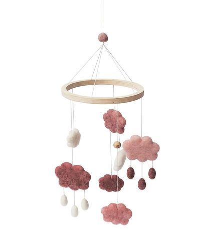 Sebra Baby-Mobiles - Filz - Cotton Candy Pink