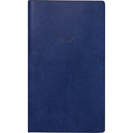 BRUNNEN Taschenkalender Mod. 750 '25 | A6, Kunststoff, blau
