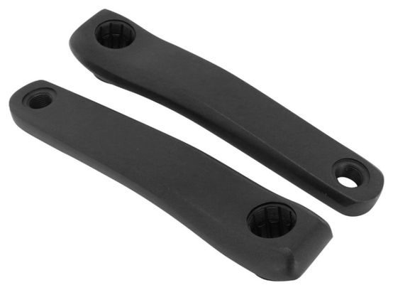 MANIVELLE DROITE   GAUCHE STRONGLIGHT MAGAN4 160mm  NOIR ISIS POUR BOSCH génération 1 -2 et 4-BROSE (DEPORT 13mm)