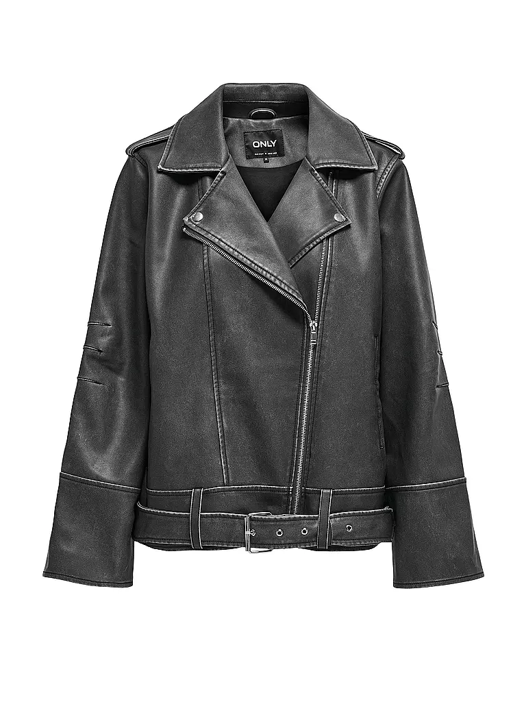ONLY Jacke in Lederoptik ONLMINA schwarz