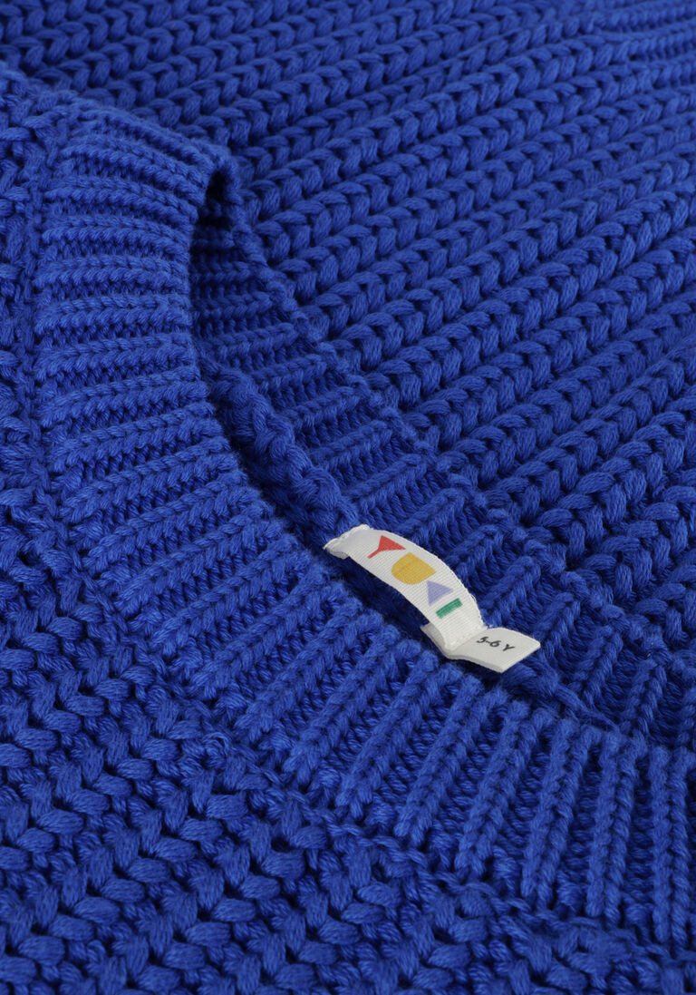 YUKI KIDSWEAR kobalt yuki kidswear trui chunky knitted sweater