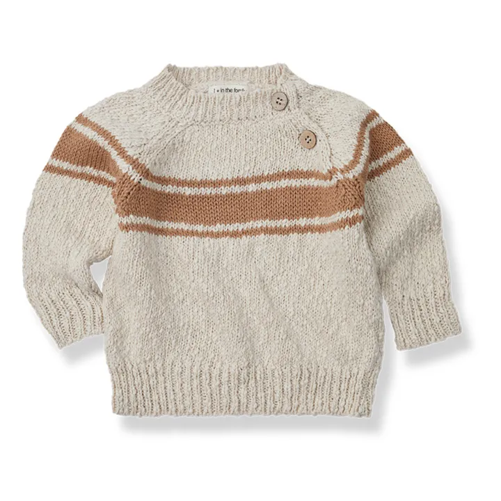 1+ in the family Pull en Tricot Pau | Marron