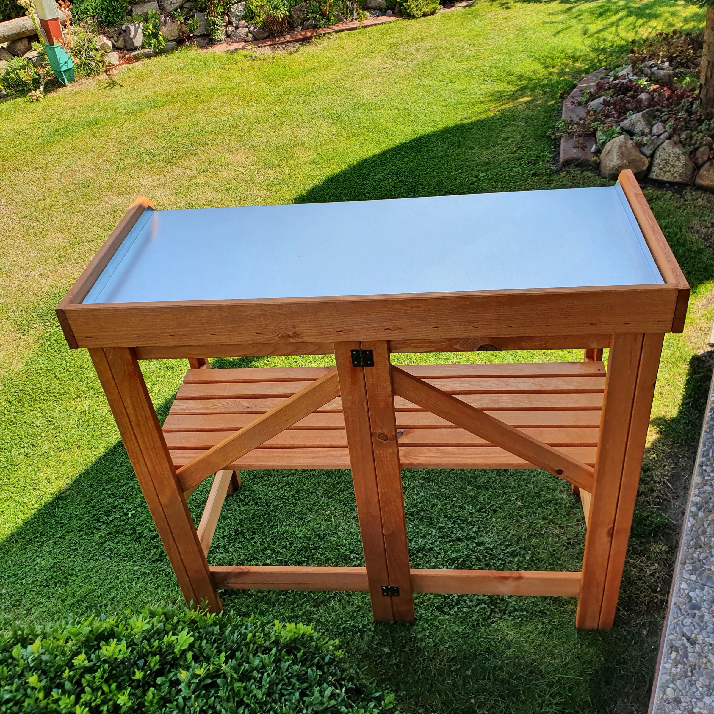 promadino Pflanztisch BxTxH: 97x45x88 cm, abklappbar