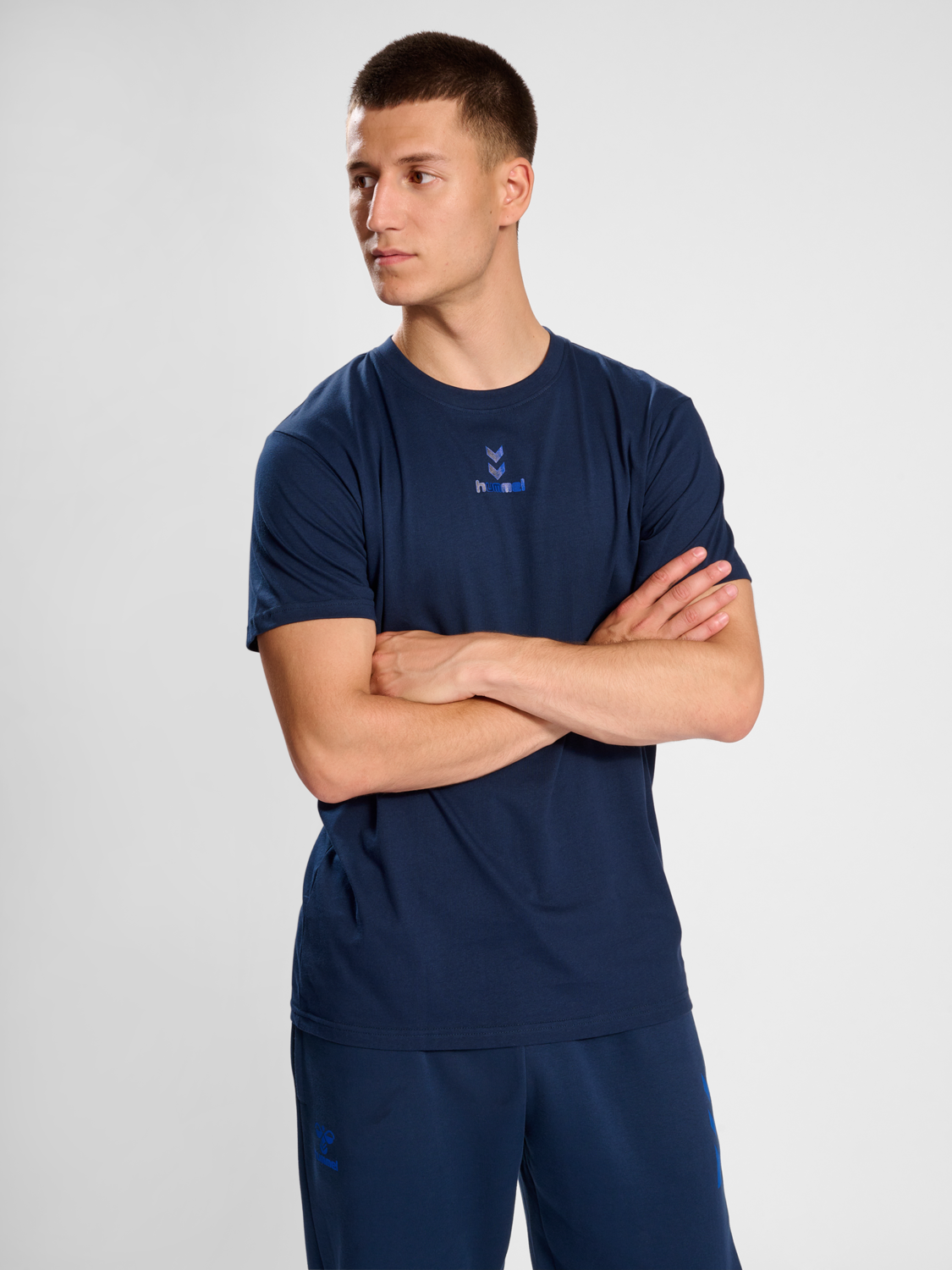 hmlACTIVE CHEVRONS CO TEE S/S