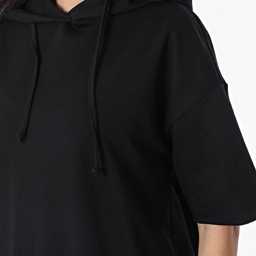 Robe Sweat Capuche Femme Dreamer Life Noir