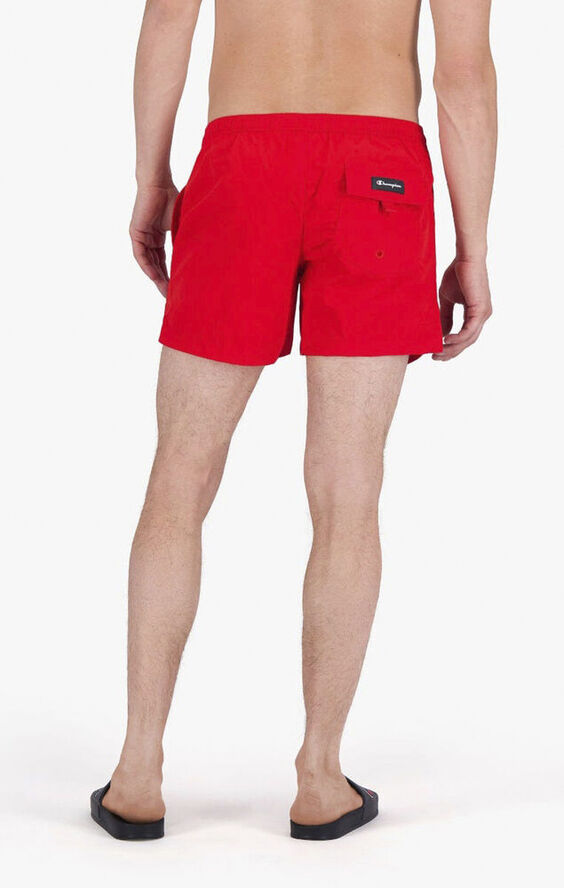 Champion Satin C Logo badeshorts Rød