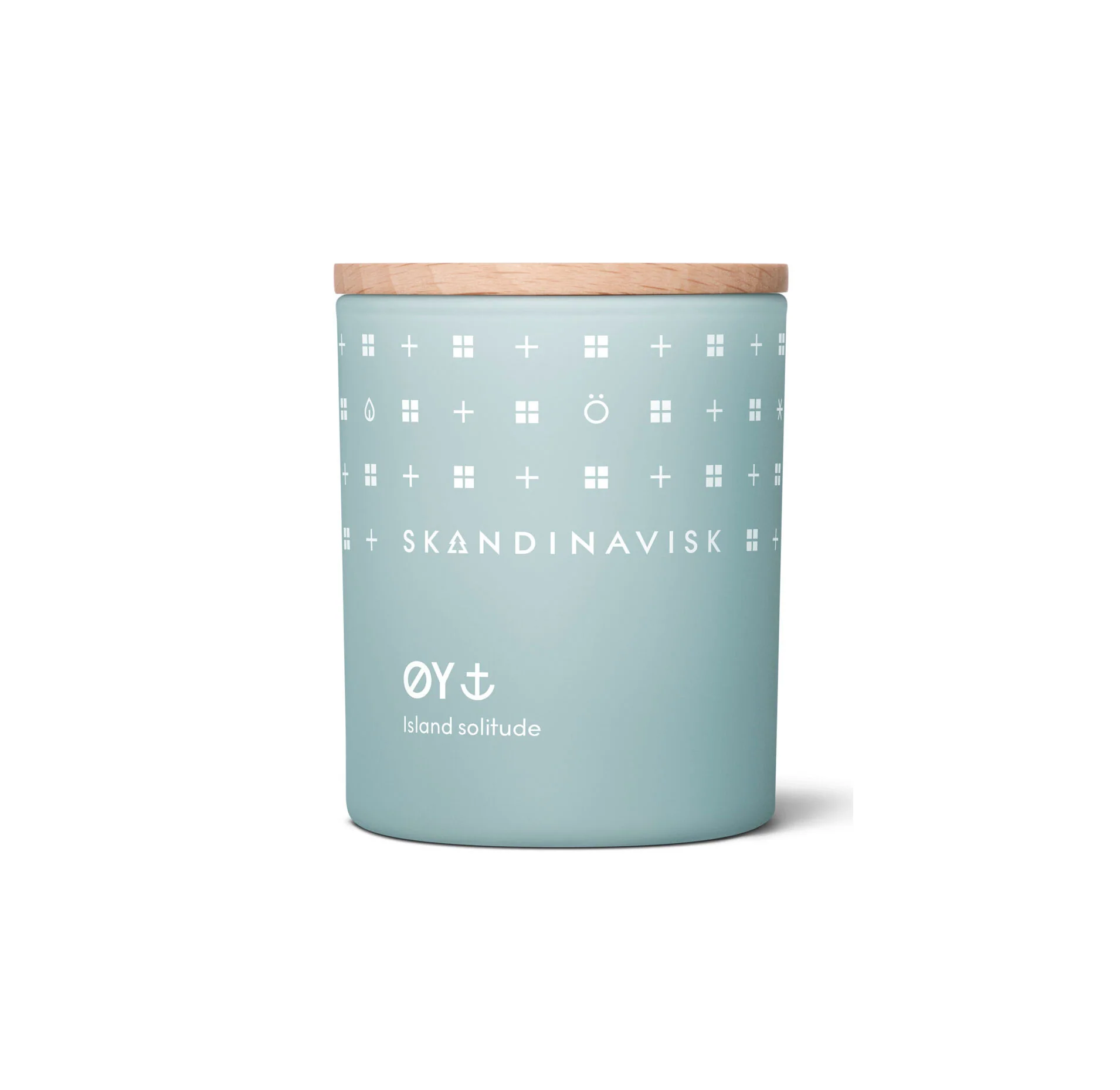 Skandinavisk  Øy duftlys, 65g. - Powder Blue