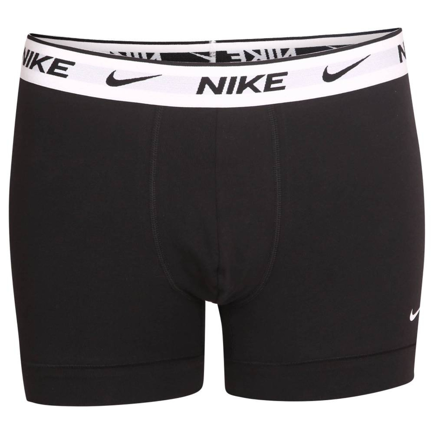 Nike Everyday Cotton Boxershort Trunk 3-Pack Zwart Wit